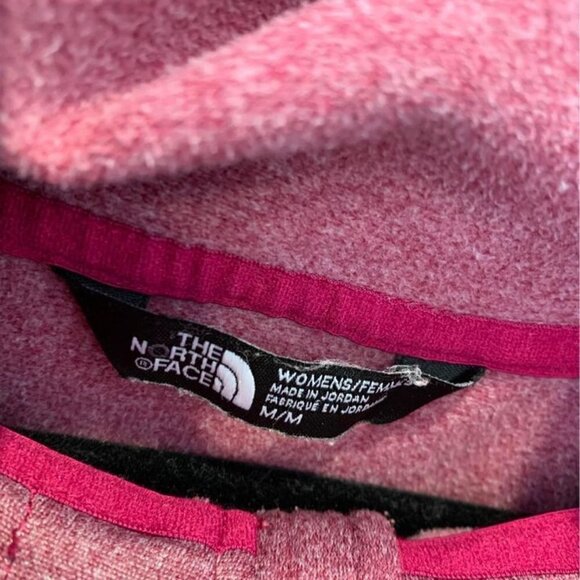 The North Face full zip jacket. Woman’s size medium. Cranberry. Hooded. Pockets. - Picture 5 of 9